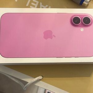 Apple Pink Smartphone box from iPhone 16